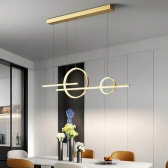 The New Silicone LED Long Pendant Lamp For The Dining Room Has A High-End Color And A Strong Atmosphere. It Is Simple Yet Luxurious. The Ceiling Pendant Lamp For The Living Room And Bedroom Can Be Adjusted In Height, With Three-Color Variable Light And A Wide Illumination Range. It Is An Indoor Decorative Lighting Fixture