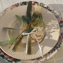 Quà lưu niệm cưới bằng gỗ khắc theo yêu cầu - Khắc tên và ngày tháng cá nhân, hình trái tim bằng gỗ, thích hợp làm quà tặng đám cưới, thiệp mời và nhãn kẹo - Quà cưới, kỷ niệm dịp đặc biệt, thích hợp cho đám cưới, Ngày Valentine, Lễ Phục Sinh, Giáng Sinh, Lễ Tạ Ơn - Nhiều màu - Xem 4