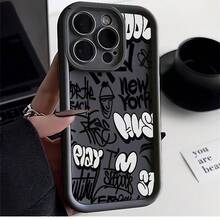 Flexible, Drop-Resistant Graffiti Art Protective Case With Camera Protection. Case For Apple  13, 14, 15, 11, 12, 16, 17 Pro Max, 17 Air, 14, 15, 16 Plus XR, Galaxy A03, A04E, A05S, A10S, A11, A12, A13 4G, A14, A15, A20, A23, A32, A34, A35, A50S, A30S, A51 4G, A52S 5G, A54, A55, A71 4G, A72, S20, S21, S23 FE, S22, S23 Ultra, S24 Plus, M34, A07, A17, S25 Edge, Redmi A2, A1, A3, 8, 9A, 10C, 12 5G, 12C, 11A, 13, 13C, 14C, POCO C55, C65, X3, X4, X6, X7 PRO 5G M3 F3 F5 F6 F6 F7 PRO F7 Ultra Note 8 8 Pro 9 9s 9 Pro 10s 11s 4G 11 Pro 12 5G 12S 4G 12 Pro 5G 13 4G 13 Pro 4G 14 Pro 5g 14 5G 14 Pro 4g 5g K80PRO A5 11 12 Lite 14 15T Pro 15T 15 4G 15 Pro Plus MOTO E13 G04 4G G24 4G E14 G14 G22 G30 G10 G20 G34 G53 G54 G84 Edge 60 PRO 5G Infinix 50s VIVO 5G REALME C71 UV Custom Printing Minimalist Anti-Scratch Case Perfect Fit P2533 - 粉色 - 查看 3