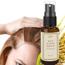 GZE天然大米浓缩护发喷雾精华，保湿大米水精华，修护滋养，柔顺深层护理，男女皆宜 - 米色 - 查看 2
