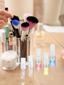 Set de 5 piezas de botellas de perfume en miniatura para decantación - transparente - Ver 3