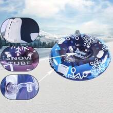 Inflatable Snow Tube, Inflatable Snow Skiing Sledge, Towable Water Skiing Circle
