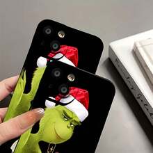 Funda para teléfono  Holiday Cheer compatible con fundas para teléfonos ,  17,  16 Pro Max,  15 Pro Max,  13 y  12. Material brillante 2 en 1, duradero, elegante y perfecto para regalos festivos para familiares, amigos y seres queridos. - Negro - Ver 7