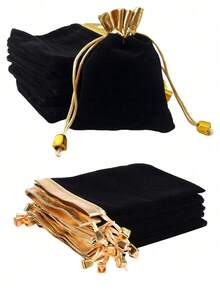 1-10 sztuk aksamitnych woreczków ze ściągaczem, odpowiednich na biżuterię, upominki ślubne, cenne pamiątki, przyjęcia urodzinowe, parapetówkę, promocje, Walentynki, Nowy Rok 2026 i inne okazje. Aksamitne woreczki ze ściągaczem, woreczki na biżuterię ślubną, czerwone torebki na prezenty, upominki na przyjęcia, artykuły świąteczne, Święto Dziękczynienia, Halloween, Boże Narodzenie, prezenty zimowe, dekoracje.