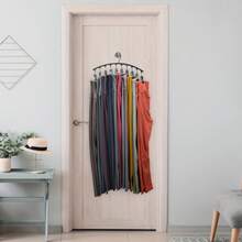 4pcs Clothes Hanger With Clips, Multi-Functional Underwear Drying Rack, Balcony Sock Hanger, Windproof Clothespin Hanger, 1/2/4pcs - Multicolor - View 5