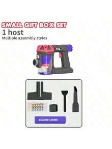 1 Set Kids Simulation Vacuum Cleaner Toy Set, Children's Pretend Role Play Cleaning Toys, Kids Interactive Household Toy For Educational Fun, Realistic Suction, Simulates Realistic Sounds, Ideal Gift For Boys Girls Aged 3+ - Multicolor - View 11