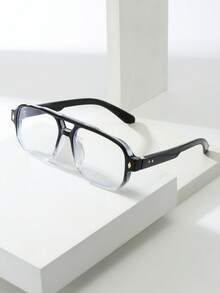 漸進式黑平光鏡