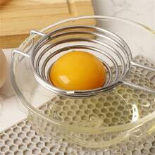 Premium Stainless Steel Egg Yolk Separator - Easy Egg White And Yolk Separator With Perfect Egg Filtration Function - Convenient Kitchen Tool