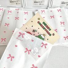 150Pcs 4.7x6.7 Inches Bow Gift Bags Handles Bulk Kraft Brown Paper Shopping Wedding Birthday Party Favor Gift Bags For Goody Craft - Multicolor - View 11