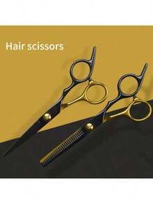 6-Inch Professional Stainless Steel Hair Cutting Scissors, Ergonomic Non-Slip Handle, Adjustable Tension, Ideal For Salon And Home Use, Perfect Gift For Hairstylists, Barbers, Groomers