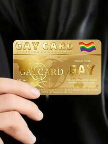 5张骄傲终身会员卡，非PVC材质，彩虹心形和骄傲旗帜设计，光泽亮丽，是送给同志社群、盟友、活动参与者的礼物，也可作证件夹（1张或3张），趣味礼物之选。 - 彩色 - 查看 5