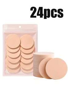 Set Spons Makeup Bulat Profesional, Spons Makeup Lembut Cocok Untuk Alas Bedak, Bedak, dan Krim (1 Buah atau Lebih) - MultiWarna - View 10