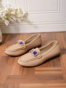 2025 Damen Mokassin Flache Schuhe, Slip-On Loafer, Lässig Schuhe, Mayioan Quaste, vielseitige weiche Sohle Penny Schuhe, elegant & modisch, geräumig & leicht, ermüdungsresistente Loafer - Kamelfarben - Übersicht 2