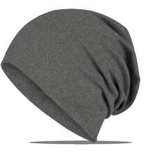 Vibrant Solid Color, Fashionable Elastic Skull Cap, Soft Knit Hat, Cancer Cap, Soft Stretchy Polyester Knit Beanie, Machine Washable, Suitable For Teacher's Day, Graduation Gift, Father's Day Gift, Casual Headwear, Brimless Hat - A - View 11