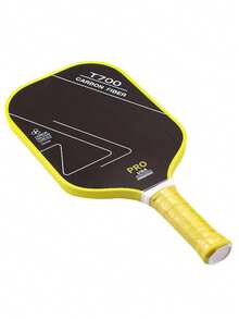 1PC Pickleball Paddles,Pickleball Paddles,Professional Carbon Fiber Pickleball Paddle-16mm,Superior Control,Strong Power And Forceful Spin,Extended Handle For Two-Handed Grip - Yellow - View 5