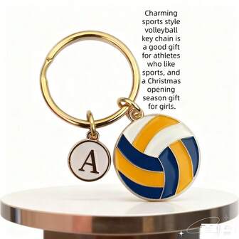 Personlig volleybollnyckelring - Den perfekta jul- och tacksägelsepresenten för volleybollspelare