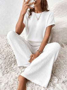 2-Piece Set For Women - 白色 - 查看 2