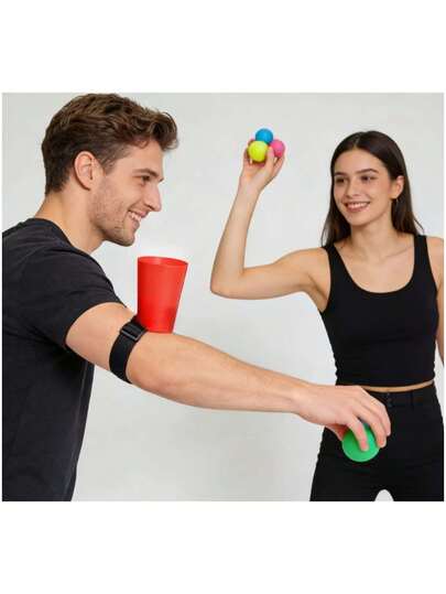 4pcs/8pcs Throwing And Ring Toss Game Set, Multi-Player Game, Parent-Child Interaction, Outdoor Sports And Leisure Equipment, Suitable For Halloween, Christmas, Birthday, Thanksgiving, Group Entertainment And Social Gatherings, Durable Leisure Gear, Sturdy Outdoor Game, Social Activities, Family Group (Hook And Loop Fixed)