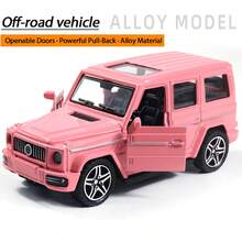 1:36 Mercedes-Benz Alloy Model Car Display Ornament.Double-Door Design With Pull-Back Mechanism - Adding Variety To The Came. - Perfect As A Gift Or Desk Ornament For Collection.