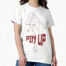 Beautiful Pin-Up Girl Classic T-Shirt - White - View 1
