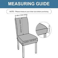 2/4/6 Set Of Waterproof Chair Covers For Dining Room Stretch Chair Covers Solid Color Chair Covers, Jacquard Leaves Dining Room Chair Covers Washable Chair Covers Protector For Restaurant (Light Grey/Dark Grey/Blue/Beige/Taupe) - Light Grey - 查看 4