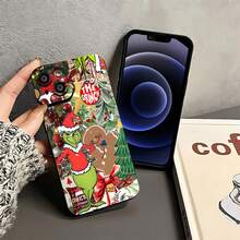 Funda para teléfono  Christmas Cheer Compatible con fundas para teléfonos ,  17,  16 Pro Max,  15 Pro Max,  13 y  12 Duradera, a prueba de golpes y elegante Una excelente opción para familiares, amigos, seres queridos, novios/novias y regalos de Navidad y Año Nuevo. - Negro - Ver 4