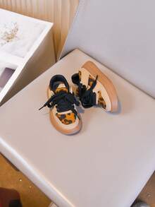 幼儿帆布鞋，男女童休闲套脚鞋，四季皆宜软底步行鞋 - 卡其色 - 查看 5