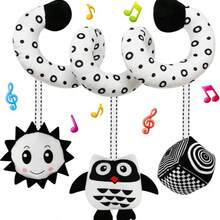 XLiKaa Cute Animal Stroller Hanging Toys, Baby Gift - Black and White - View 8