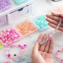 2/4/6pcs New Square Transparent Plastic Boxes, Small Items Stationery Jewelry Storage Boxes With Lid, Sealed Dustproof Plastic Containers - Clear - View 6