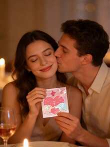 100pcs/Pack Transparent Candy Bags, Plastic Gift Bags, Mini Valentine's Day Party Favor Bags, Bulk Decorations - Multicolor - View 3