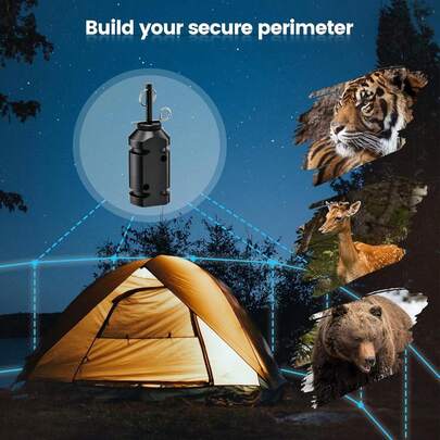 Perimeter Trip Wire Alarm – 360° Coverage For Camping Security & Property Safety​