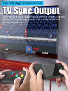 全新掌上游戏机，配备3英寸高清屏幕，内置500款经典游戏，支持电视双人联机，采用经典GBA/FC街机摇杆，是送给男友的完美节日礼物 - 彩色 - 查看 6