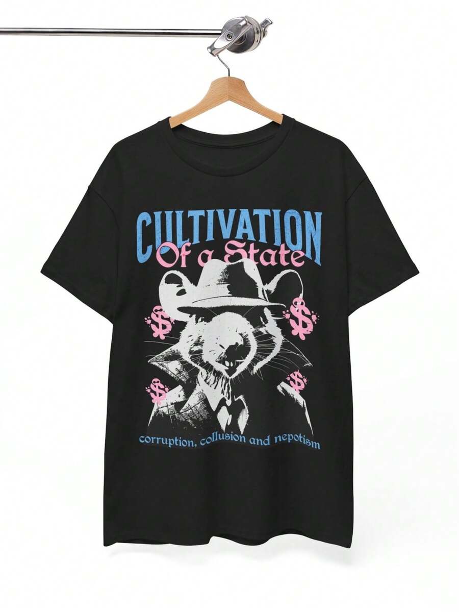 V20 Hip Hop Civil Regime Darc Sport Wolves Inaka Streetwear - màu đen - Xem 1