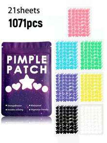 17,852,240张彩色星星脸贴 - 带收纳袋，星星贴纸 - 名人贴纸，可爱设计，脸贴，深受年轻女性喜爱，各种颜色派对贴纸，可爱星形贴纸，脸贴，化妆，星星贴纸，星形脸贴，可爱星星/心形装饰贴纸 - 彩色 - 查看 7