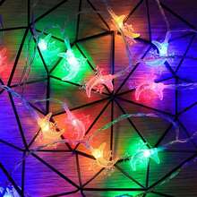1 Pack Small Stars And Moon Hanging String Lights Battery Powered - 10/20/30/40 LED Fairy Lamps For Ramadan, Bedroom, Party & Home Festival Decor - Multicolor - View 8