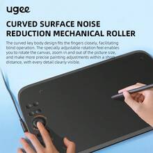 Tableta digital UGEE M908, tableta de dibujo para computadora, conectada a teléfono móvil, pizarra de pintura, pizarra de escritura para clases en línea, tableta de dibujo PS - Negro - Ver 8