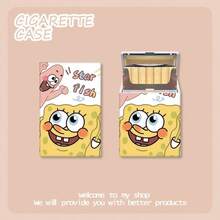 SpongeBob SquarePants 20 hộp đựng thuốc lá bằng nhựa hình SpongeBob, thiết kế sáng tạo, cá nhân hóa, quà tặng chất lượng cao cho bạn trai/đối tác - Nhiều màu - Xem 12
