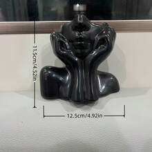 1. 塑料人脸造型化妆刷收纳盒 - 黑白骷髅头设计化妆品收纳盒（带眉笔槽） - 方便携带的收纳盒，适用于梳妆台、浴室、办公室 - 化妆台 - 彩色 - 查看 8