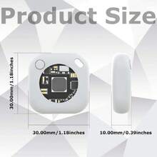 4 PCS Smart Tracker Compatible con Apple Find My (sólo iOS), con 4 Fundas Protectoras Incluidas, Mini Rastreador en Tiempo Real, Bluetooth Tracker para Llaves, Cartera, Equipaje, Mascotas,37057979 - Multicolor - Ver 6