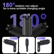 JcBlaon 66W 可伸缩车载充电器，兼容 ，双 USB-C 接口，5 合 1 快速充电，兼容 16/15/14/13/12/11 - C+C - 查看 5