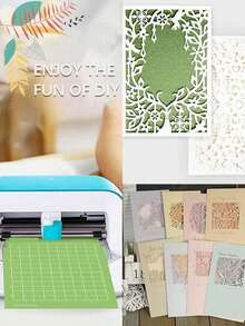 12英寸x12英寸雕刻机切割垫，高精度防滑垫，适用于激光雕刻、乙烯基切割和手工制作，自愈表面保护工作台 - 网格粘性防滑切割垫，是手工制作、绗缝、缝纫、剪贴簿制作和所有艺术活动的理想之选，非常适合DIY工艺品和纸张切割，保护您的工作台，也非常适合学校项目 - 綠色 - 查看 6