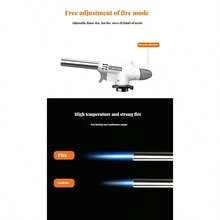 Gray And White Spray Gun Nozzle Attachment, Suitable For Barbecue Ignition, Cooking Grilling And DIY Projects - White - View 3