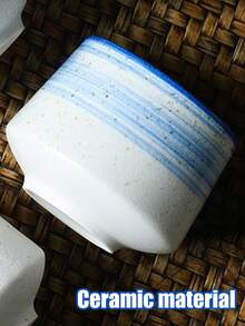 1pc Ceramic Coffee Cup, Hand Drip Coffee Sharing Cup, Latte Cup, Minimalist Single Set - Multicolor - View 8