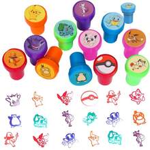 pokemon Theme Party Small Gifts Seal Stamps Class Rewards Gift Bag Fillers Kids Birthday Party Supplies Gifts To Guests - Multicolor - View 3