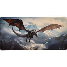 The Gaming Mat Company Tapete para un Jugador MTG y Mouse Pad 28" x 14" Ice Dragon Compatible con Magic: The Gathering tapetes MTG Cartas y tapete de Juego TCG - Dragón de hielo - Ver 6