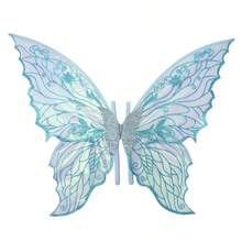 1pc Iridescent Glitter Butterfly Wings Prop, Angel Wings Costume, Cosplay, Party Performance Decoration