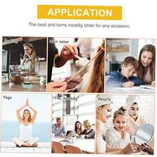 ABOOFAN 3 Piezas Temporizador Contador regresivo cronómetro Estudio Egg Timer cronómetro Huevo Administrador Cocina Pastel alimento alumno el plastico - comosemuestra - Ver 4