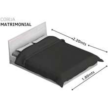 PALASSI de Rayas Suave y Caliente para Cama Sofa en Forro Polar, Distintos Colores y Tamaños Disponibles. (, )(Matrimonial Aqua) - Multicolor - Ver 4