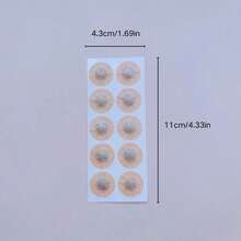 360/240/120/80pcs Refill Round Nose Strips, Suitable For Sports And Daily Use, Designed To Increase Oxygen Intake, Reduce Snoring, And Improve Sleep Quality. Nose Dilators/Magnetic Nose Strips Are Sweat-Proof And Battery-Free - 彩色 - 查看 7