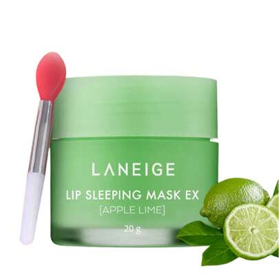 Laneige 苹果青柠唇部睡眠面膜，夜间滋养唇部护理，强效保湿浆果面膜，滋养修护配方，适合干燥、皲裂的嘴唇